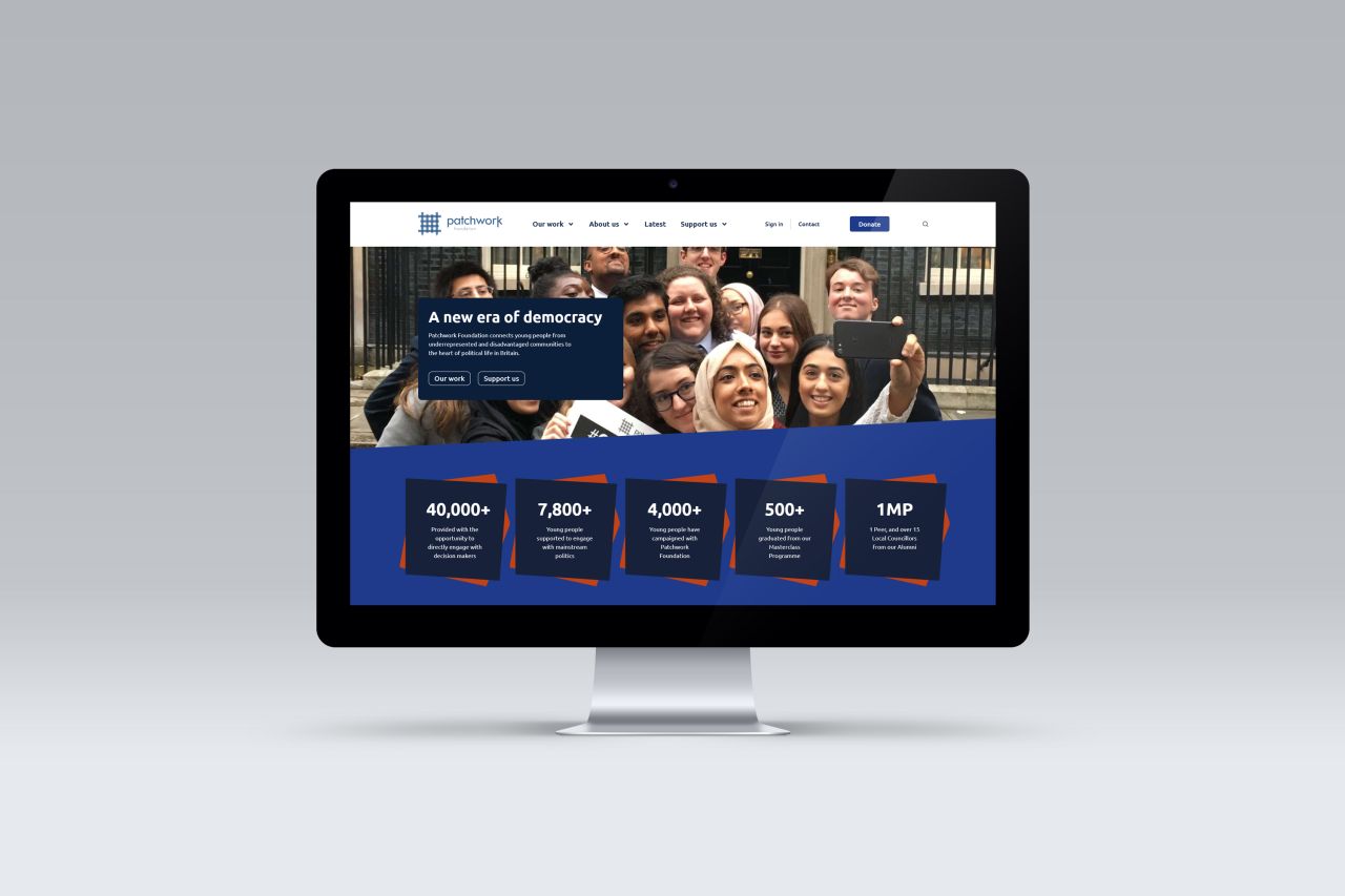 Patchwork Foundation — website design project in Cornwall by Karl Shaddick